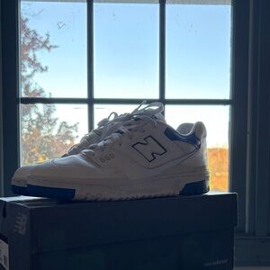 New Balance 550 Men's White and Navy Sneakers